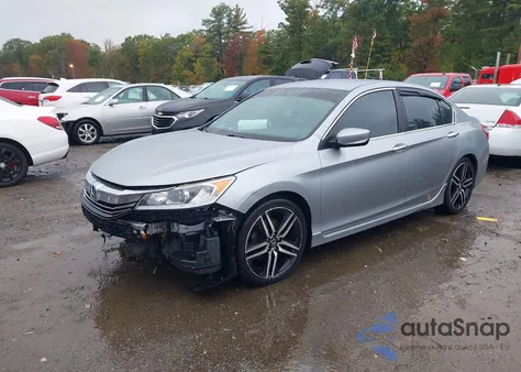 2017 Honda Accord Sport Se from USA, damaged, VIN 1HGCR2F17HA136406